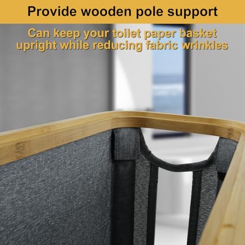 Foldable Toilet Paper Storage Basket with Lid and Transparent Window