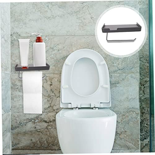 GLEAVI Stainless Steel Toilet Paper Holder with Shelf