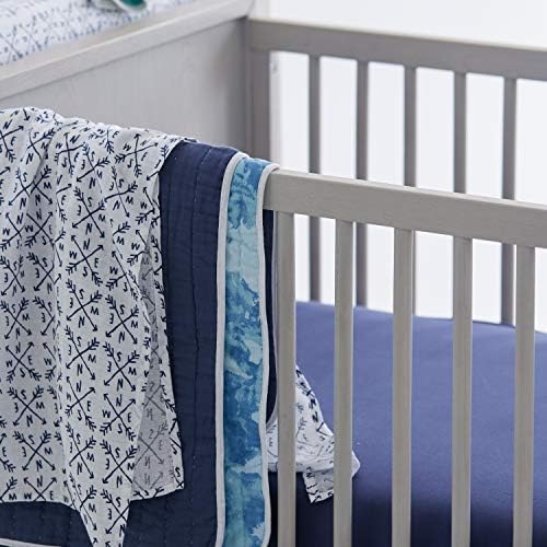 HonestBaby Organic Cotton Crib Sheet Set - White Mini