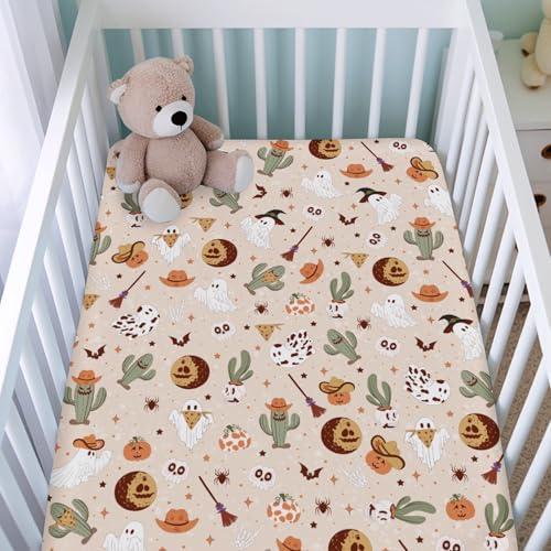 KASTLEE Halloween Western Cowboy Crib Sheets 52x28 1
