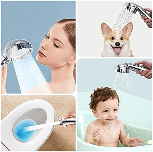 SINGSUO High Pressure Handheld Shower Head with 3 Modes and OnOff Switch
