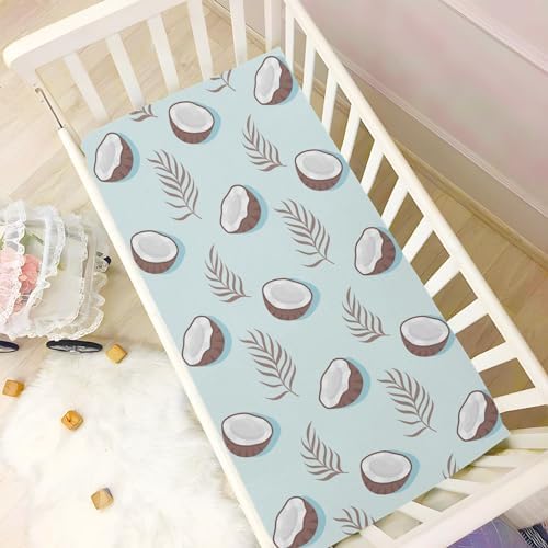 KICPOAY Crib Sheets Breathable Soft Stretchy Playard Sheets for Baby Toddler