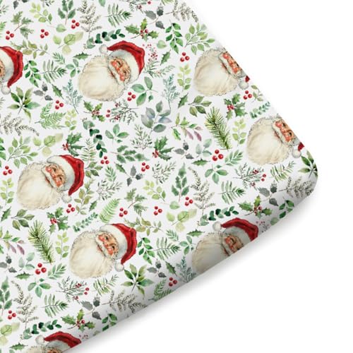 KASTLEE Retro Santa Fitted Crib Sheet 52x28