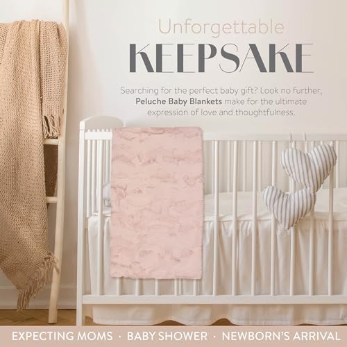 Faux Fur Baby Blanket - Soft Plush Swaddle for Newborns