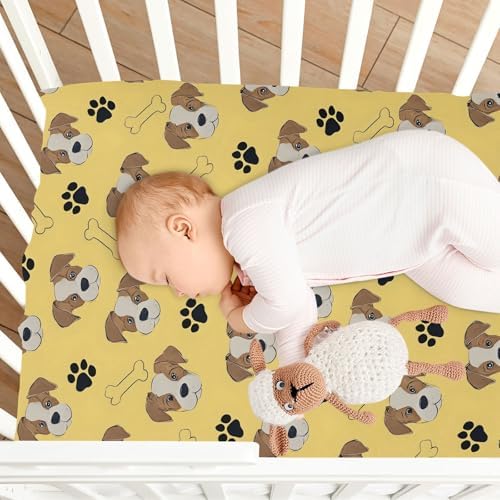 MNSRUU Crib Sheets Breathable Soft Fit for Babies