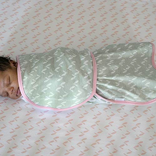 Ingenuity Farewell Fuss 2-Pk Adjustable Swaddle Set - Posy