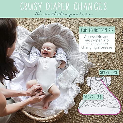Clickyhips Arms Up Swaddle Sleep Sack for Newborns