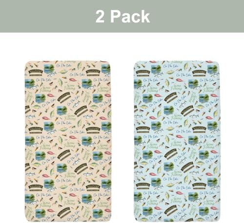 Fishing Lovers Baby Crib Sheets 52x28 Inch