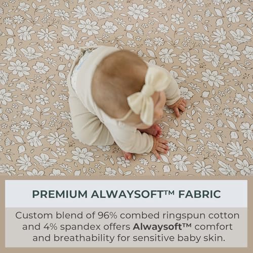 Pobibaby 2 Pack Pack N Play Sheets with Elastic Band