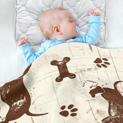 Sanluoli Baby Blanket Cozy Milestone Blanket for Newborns and Toddlers