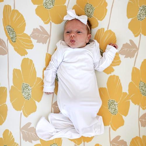 Sorrel Fern Crib Sheets - 2 Pack Neutral Poppy Fields