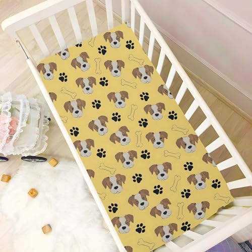 MNSRUU Crib Sheets Breathable Soft Fit for Babies