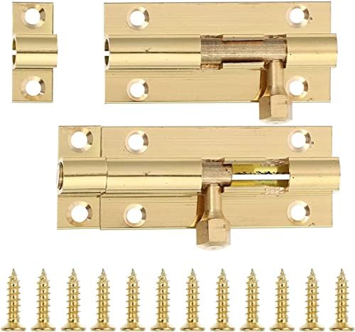 VOIV 6pcs Slide Bolt Door Lock Hasp Gate Latch