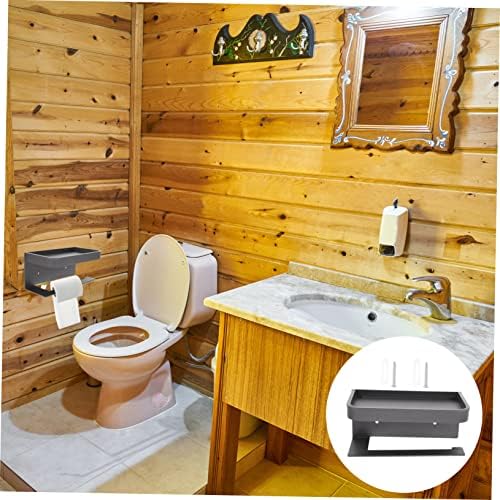 ARTIBETTER Wall-Mounted Toilet Paper Holder with Shelf
