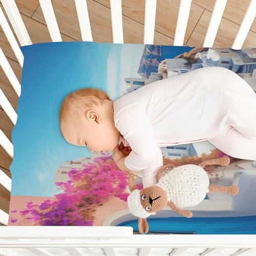 Wassud Beach House Crib Sheets Pack 28x52 Inches