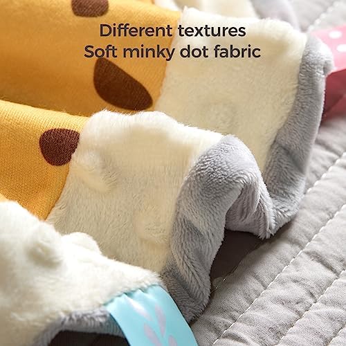 TUMAMA Baby Security Blanket with Giraffe Teethers