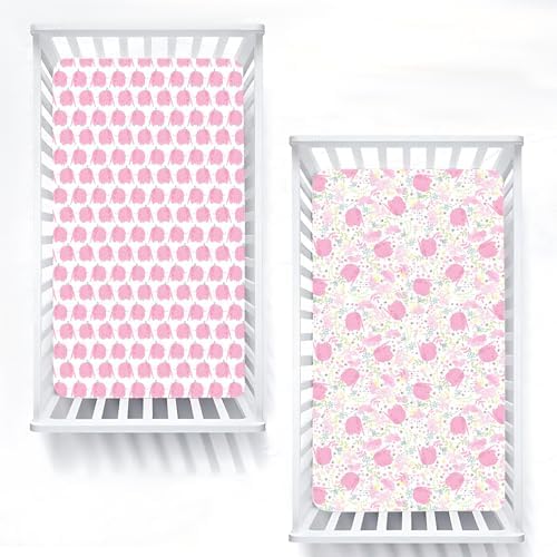 Flannel Crib Sheets 4 Pack for Boys Girls 100 Cotton