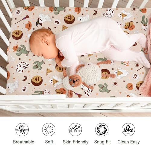 KASTLEE Halloween Western Cowboy Crib Sheets 52x28 1