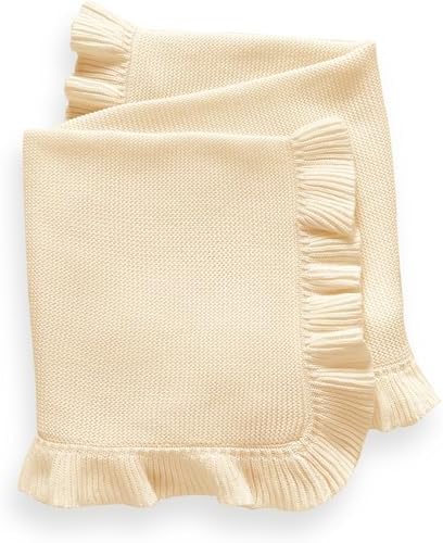 YCHWFF Knit Baby Blanket 30x40 Khaki
