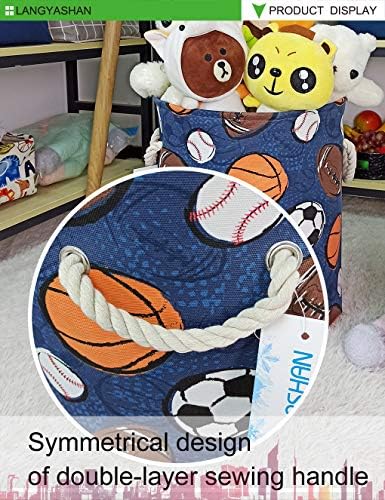 LANGYASHAN Collapsible Laundry Basket for Kids 1