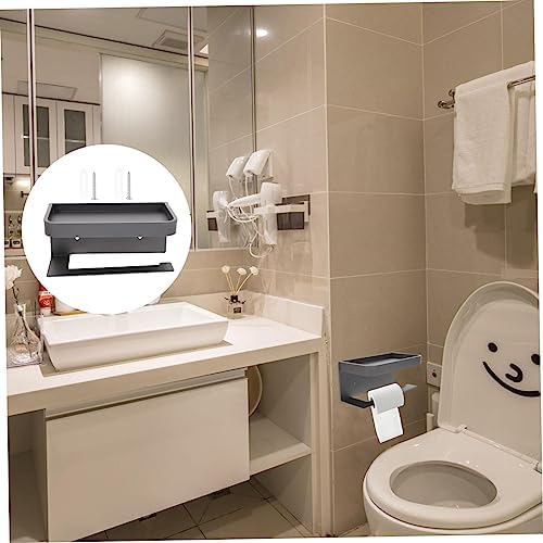 ARTIBETTER Wall-Mounted Toilet Paper Holder with Shelf