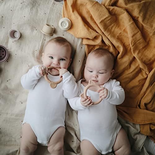Mushie Muslin Baby Swaddle Blanket - Fall Yellow