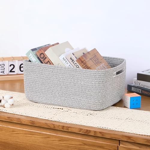 MiniArk 4-Pack Large Woven Rope Storage Baskets 17x13x75