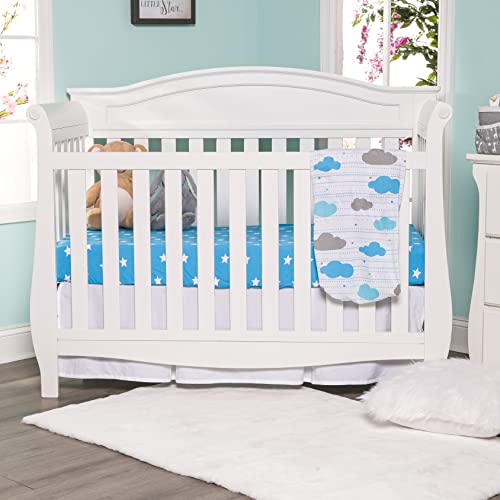 Everyday Kids 2 Pack Crib Sheets for Boys - Celestial Themes