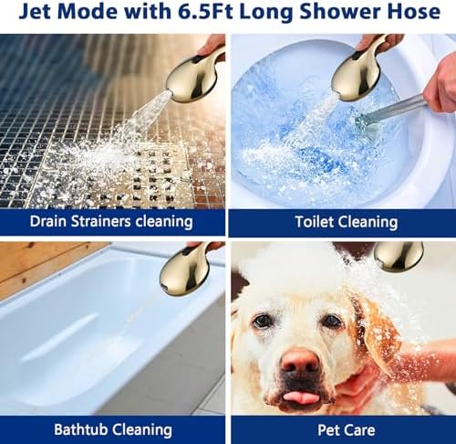YASINU High Pressure 10 Setting Handheld Shower Head