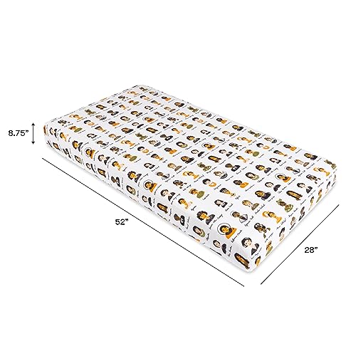 Babyletto Organic Cotton Crib Sheet - Women in History