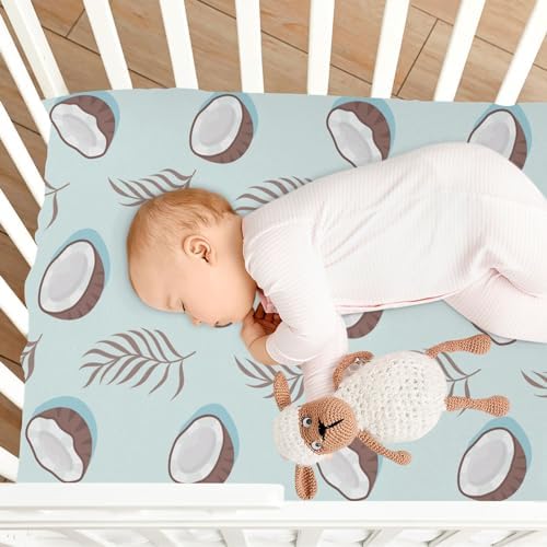KICPOAY Crib Sheets Breathable Soft Stretchy Playard Sheets for Baby Toddler