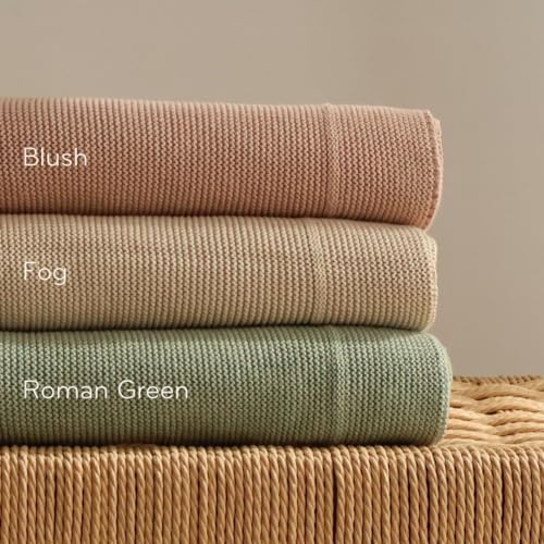 Huxie Blush Ultra-Soft Organic Cotton Baby Blanket 30x40
