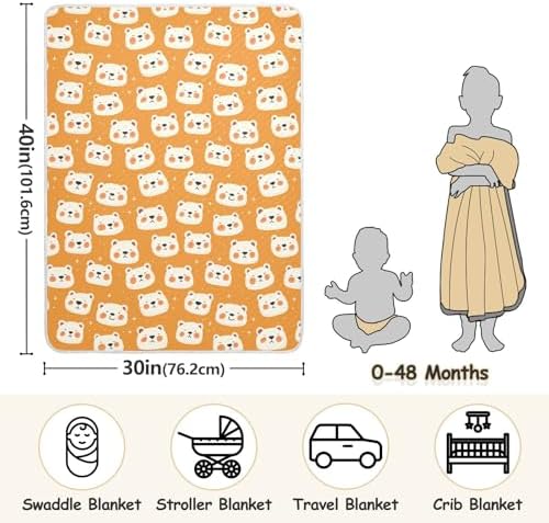 Sanluoli Security Blanket 30x40in for Baby