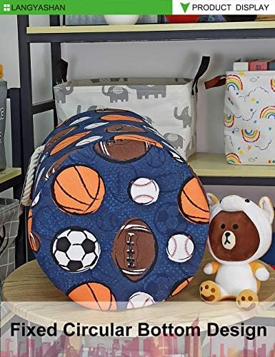 LANGYASHAN Collapsible Laundry Basket for Kids 1