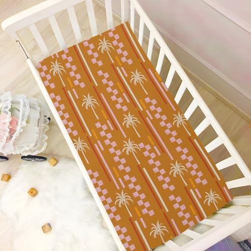 KICPOAY Fitted Crib Sheets with Stretchy Elastic