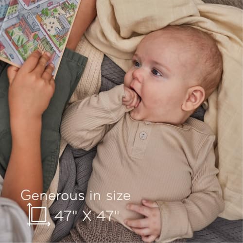 Huxie Organic Muslin Swaddle Blankets for Newborn