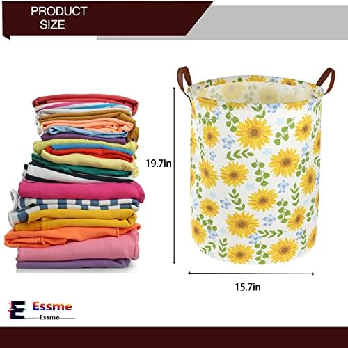 Essme Baby Girls Storage Hamper with Sunflower Design