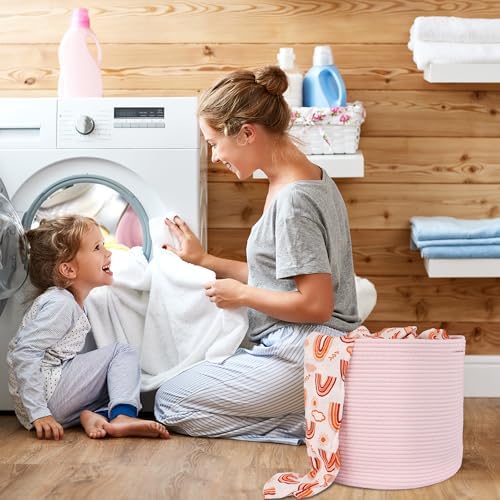 Cotton Rope Storage Basket for Baby Toys and Clothes