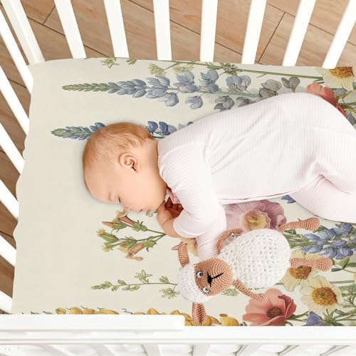 Wassud Full Bloom Crib Sheets Pack 28x52