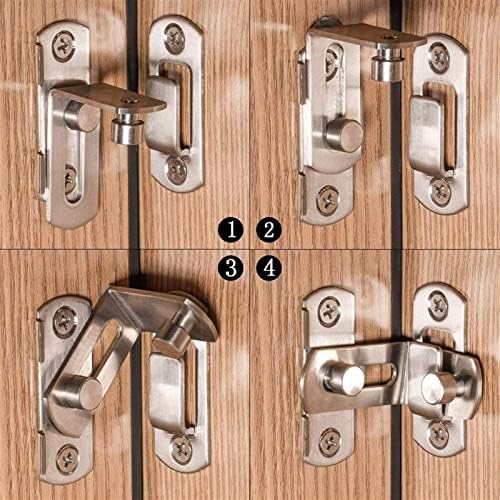 SHAUNI Slide Latch with Screws for Steel Door