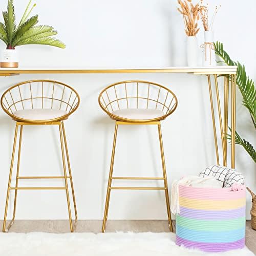 MINTWOOD Design 15 x 142 Cotton Rope Storage Basket