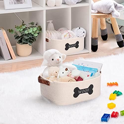 Brabtod Cotton Rope Storage Basket - Medium Beige