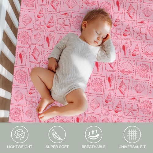 Boho Beach Crib Sheets 2 Pack for Boy Girl