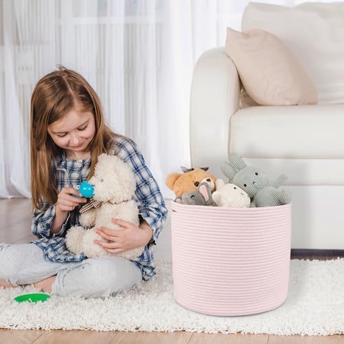 Cotton Rope Storage Basket for Baby Toys and Clothes
