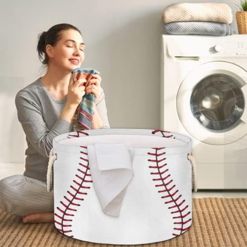 Pardick Large Round Storage Basket with Handle 1