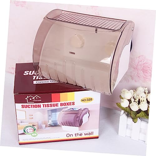 Waterproof Toilet Paper Holder with Suction Cup 1