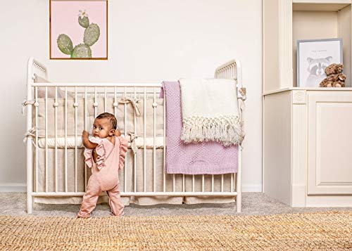 Pure Bamboo Crib Fitted Sheet - Ivory