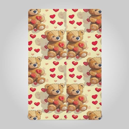 Wassud Cute Bear Crib Sheets for Boys Girls 27x39 1