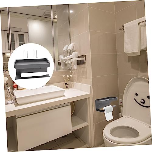 Gadpiparty Toilet Paper Holder with Shelf