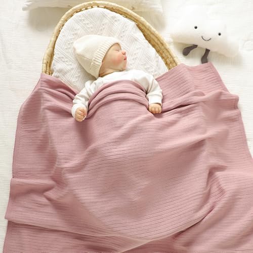 Wugugu Baby Swaddle Blanket 30x40 Inch Cotton